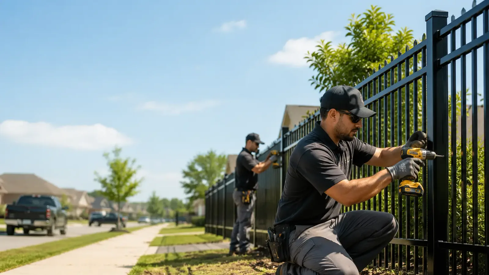 Metal Fence Installation in Morton, TX